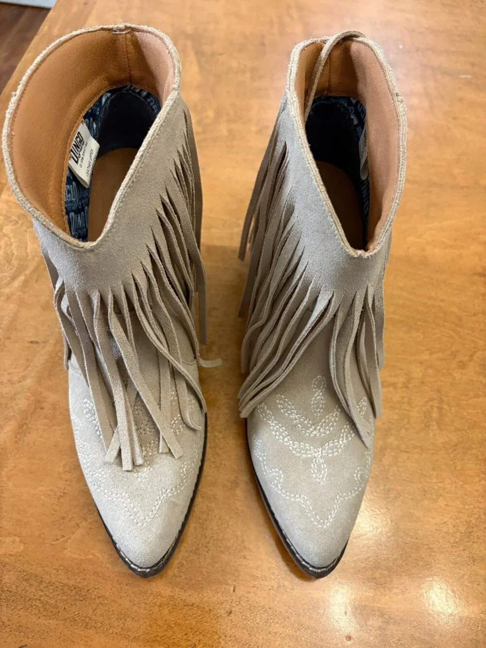 Dingo Womens Tangles Fringe Boots Ankle High